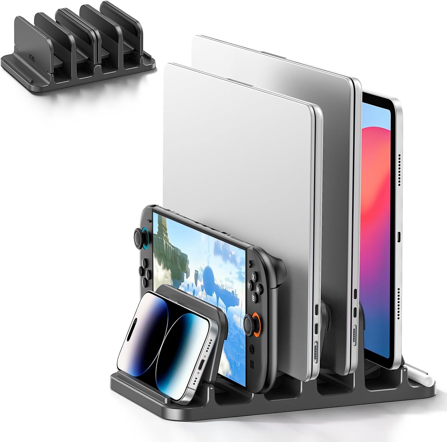 KDD 4-Slot Vertical Laptop Stand