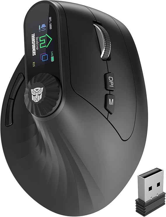 Transformers Vertical Ergonomic Mouse