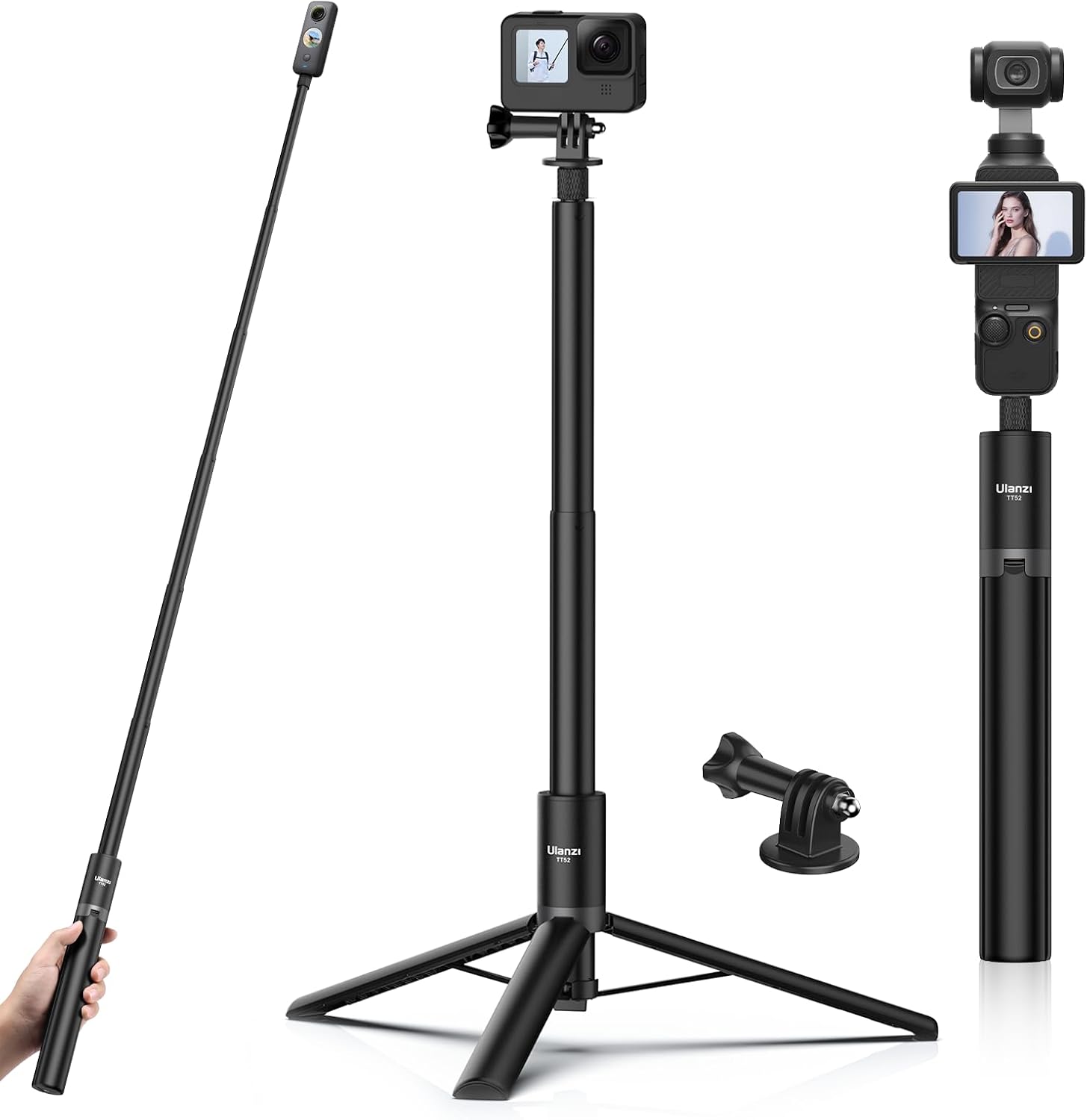 ULANZI TT52 Invisible Selfie Stick Tripod