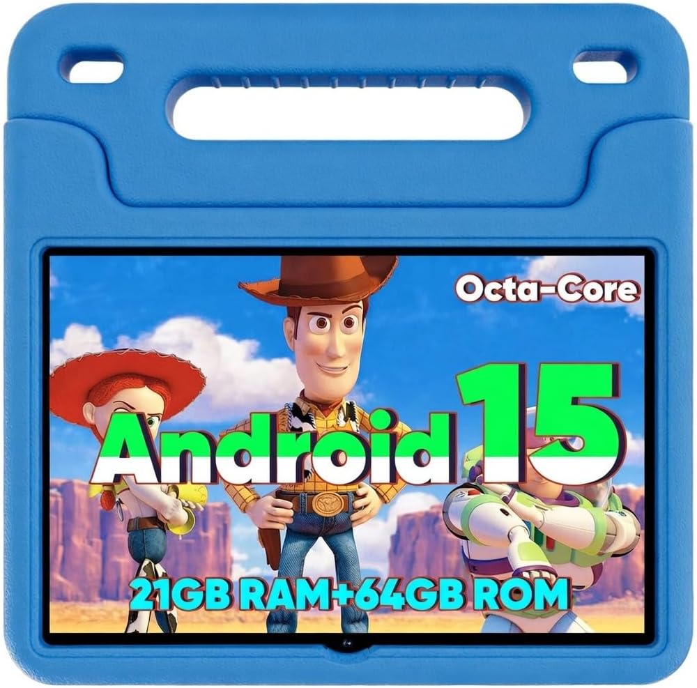 WXUNJA Android 15 Kids Tablet