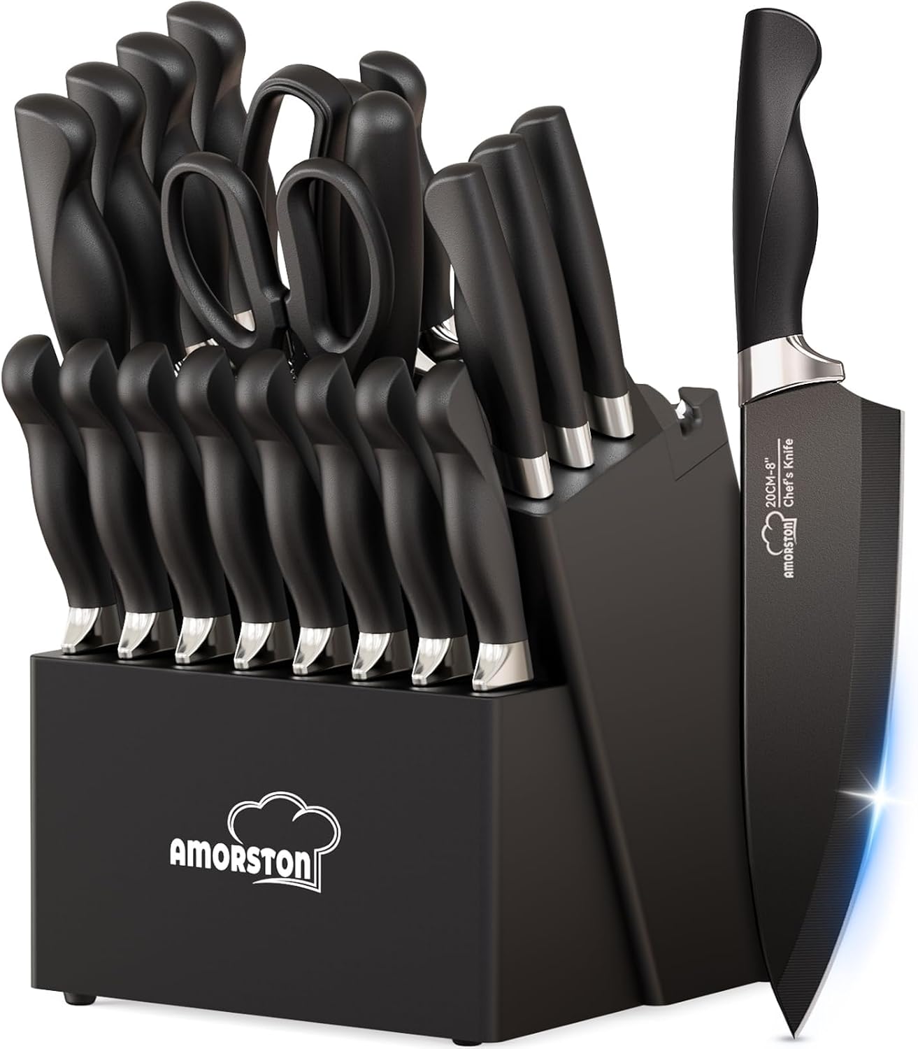 Amorston 21 Piece Knife Set