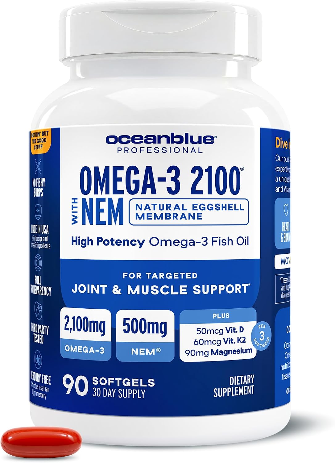Oceanblue NEM Omega-3 2100mg Fish Oil