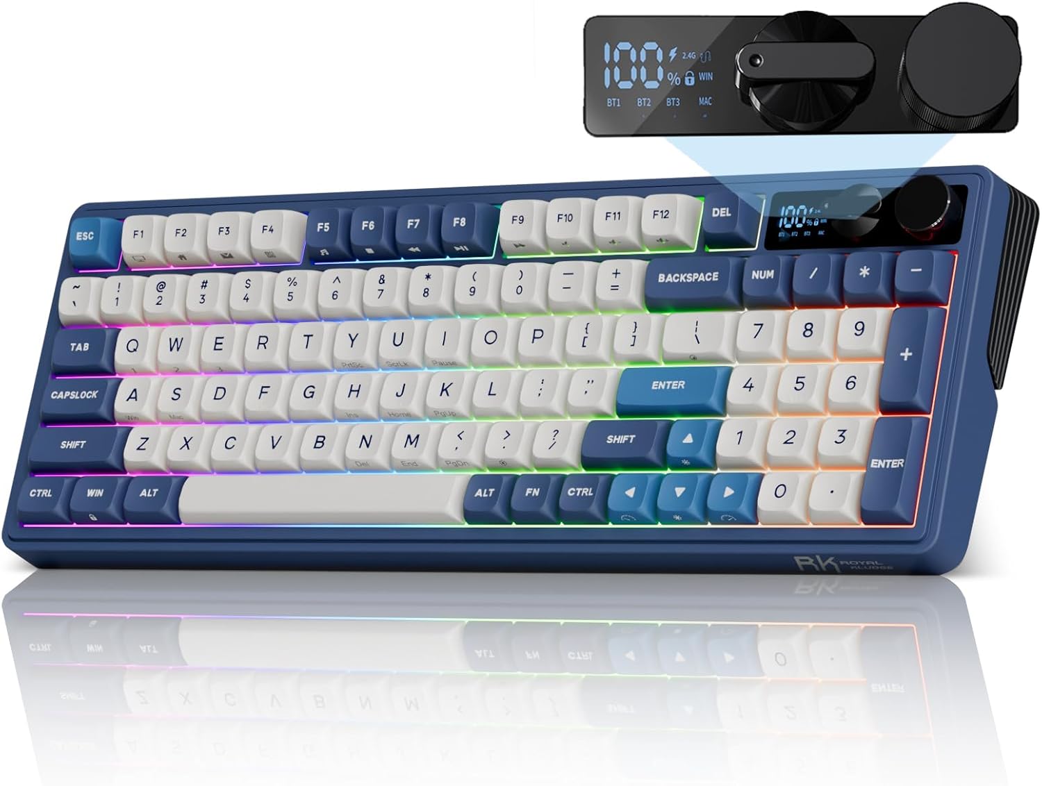 RK ROYAL KLUDGE M100 Wireless Mechanical Keyboard