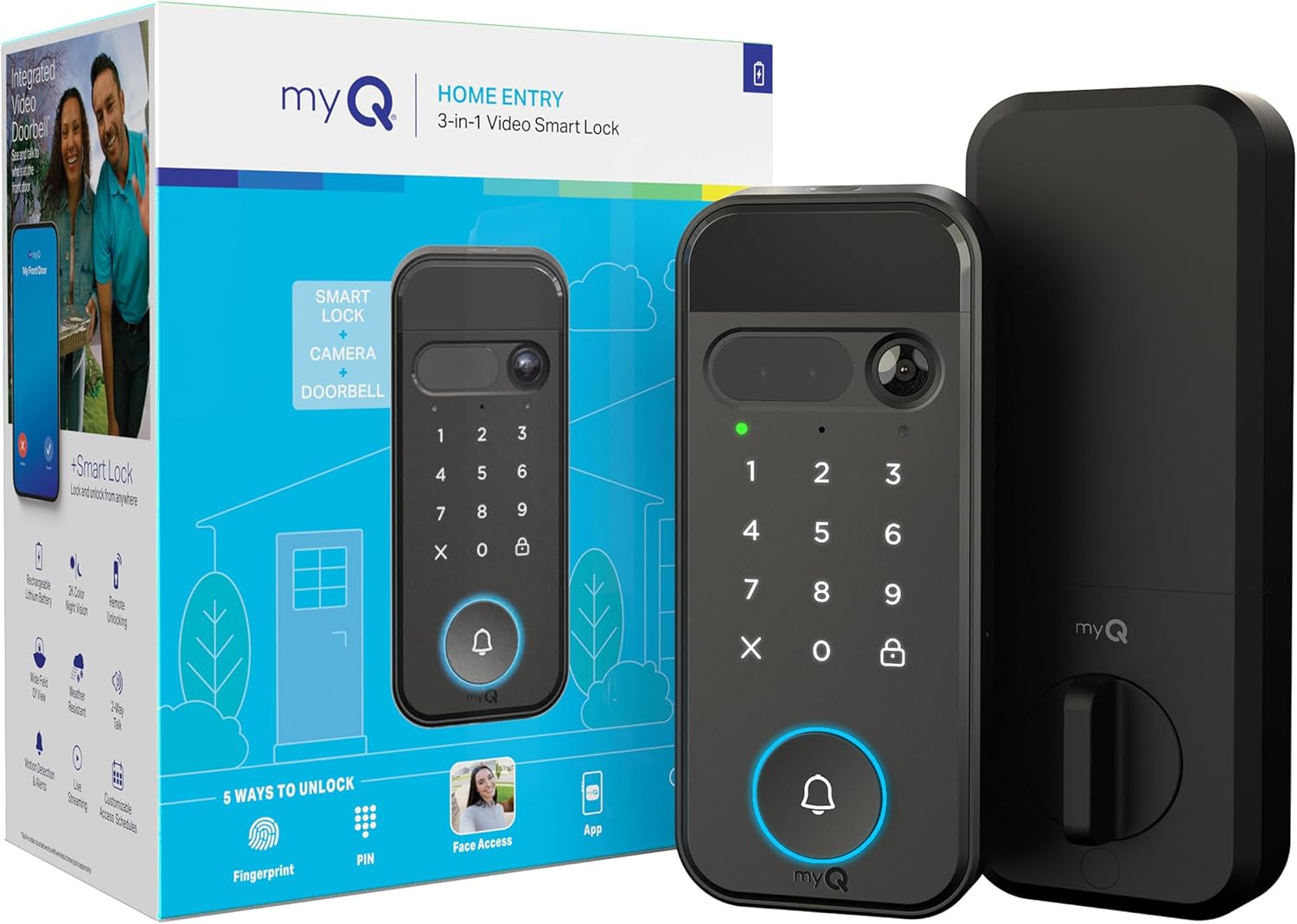 myQ Secure View 3-in-1 Smart Lock