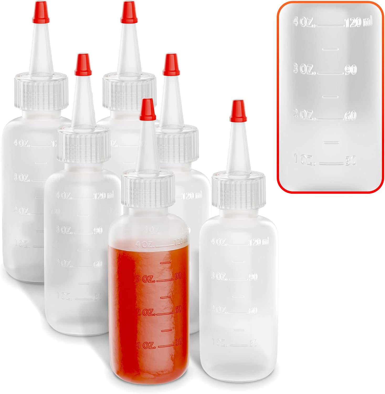 HYQO Plastic Squeeze Bottles