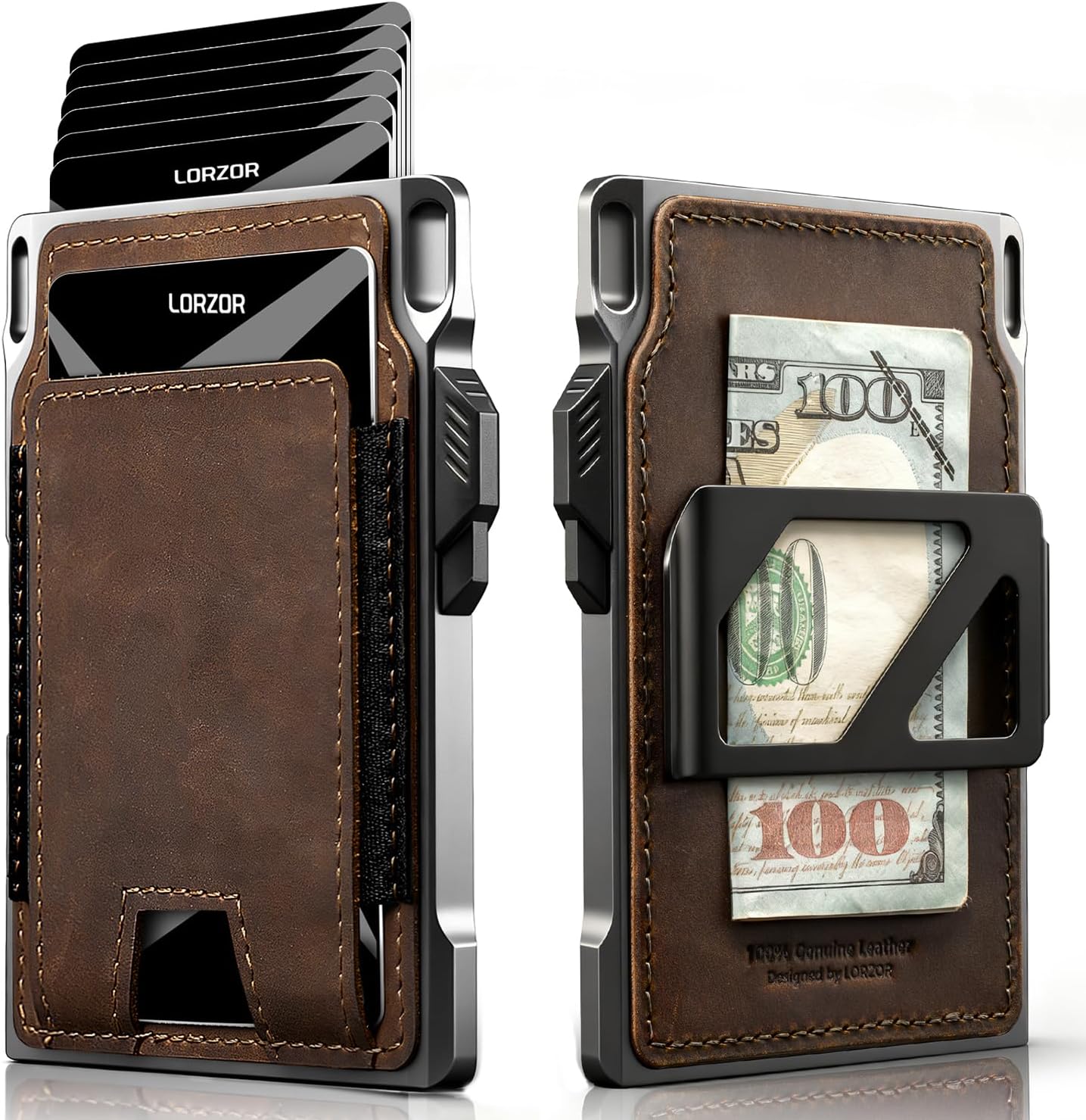 LORZOR Slim Tactical Wallet