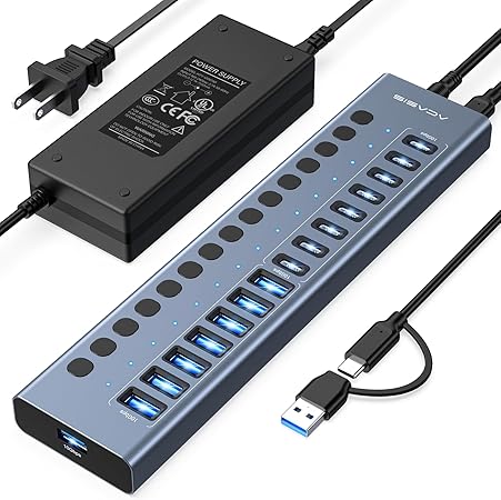 ACASIS 16-Port USB Hub