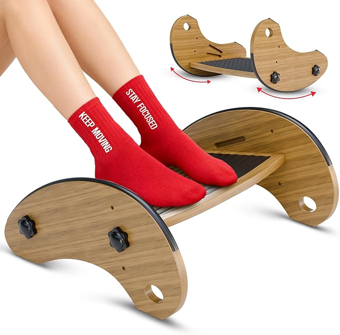 Bamboo Rocking Foot Rest