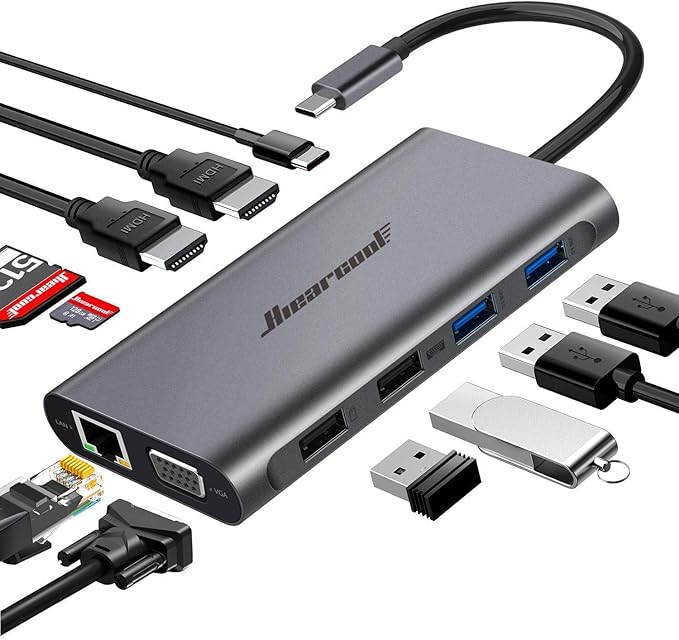 Hiearcool USB-C Docking Station
