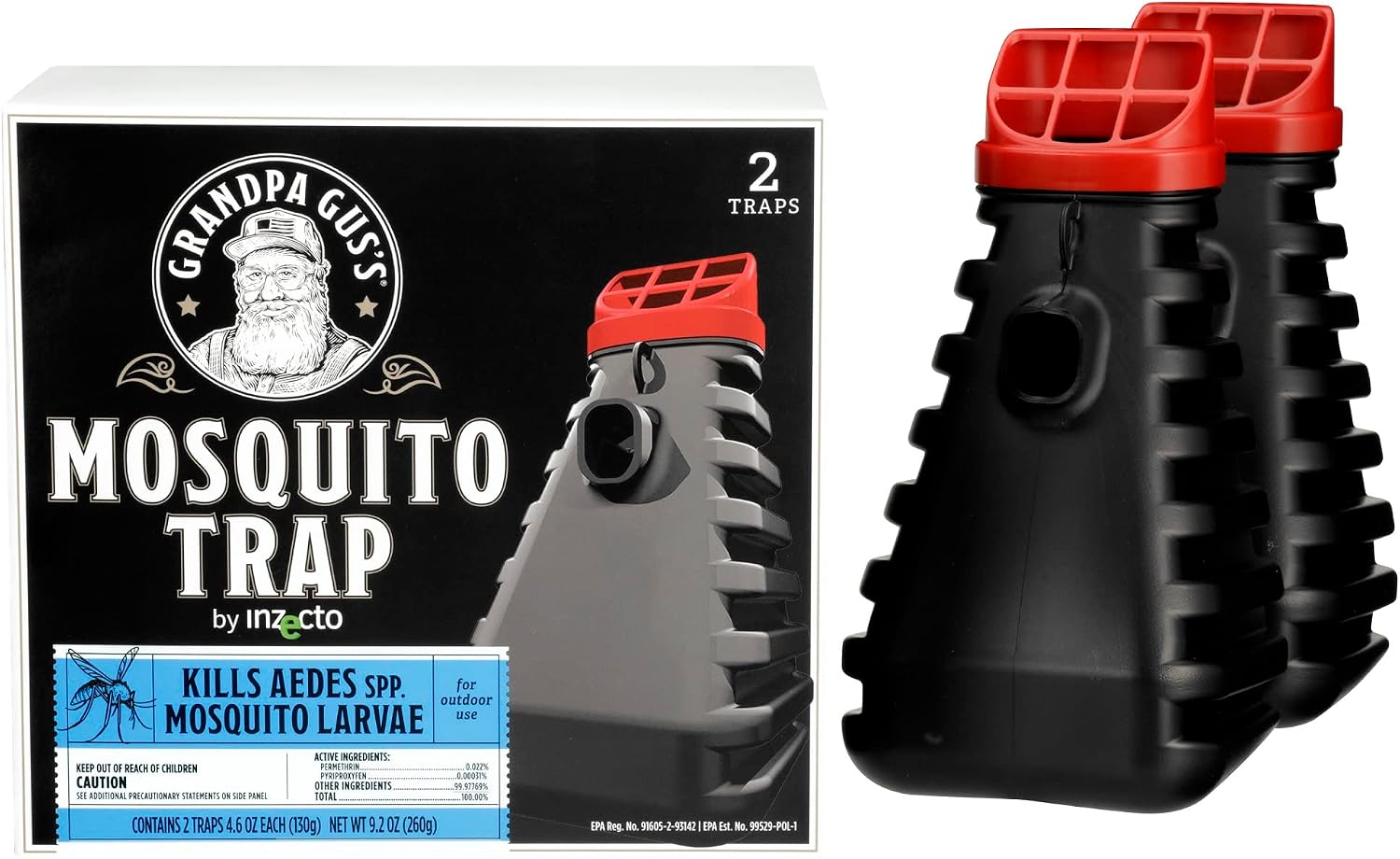 Grandpa Gus's Mosquito Trap 2-Pack