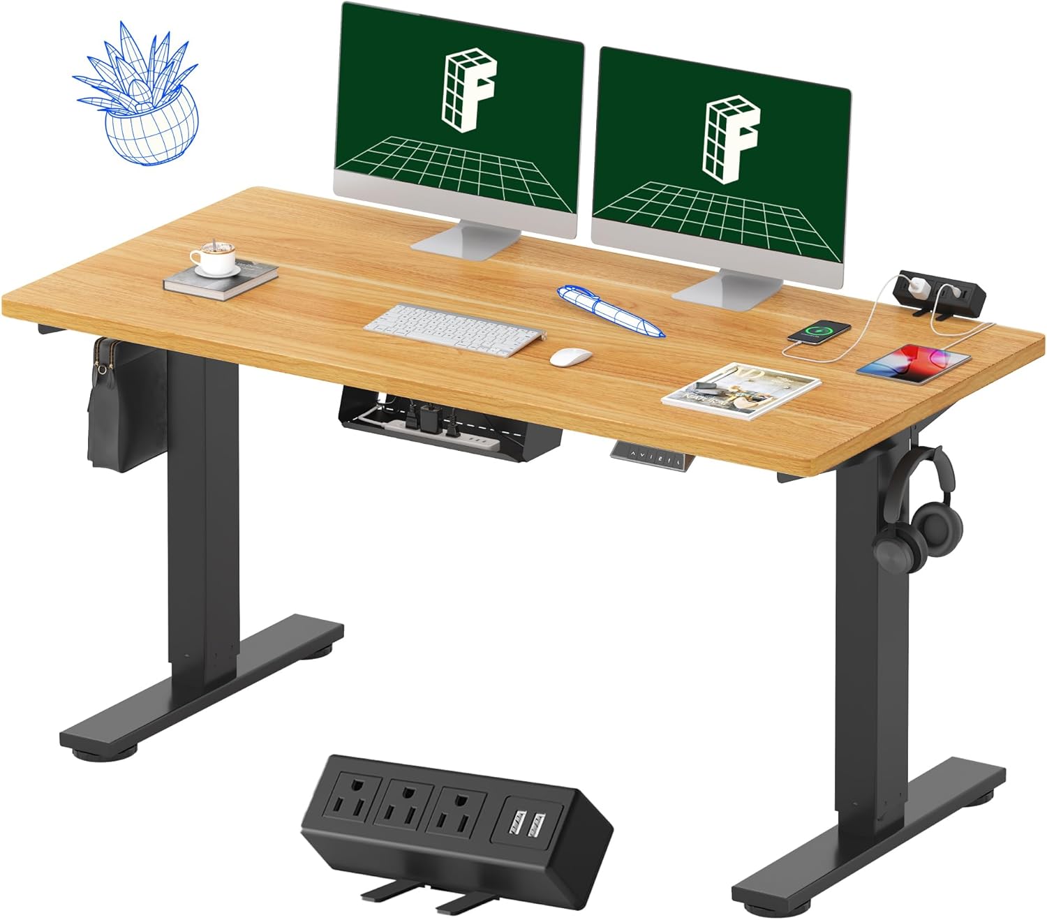 FLEXISPOT EN2 Whole-Piece Standing Desk