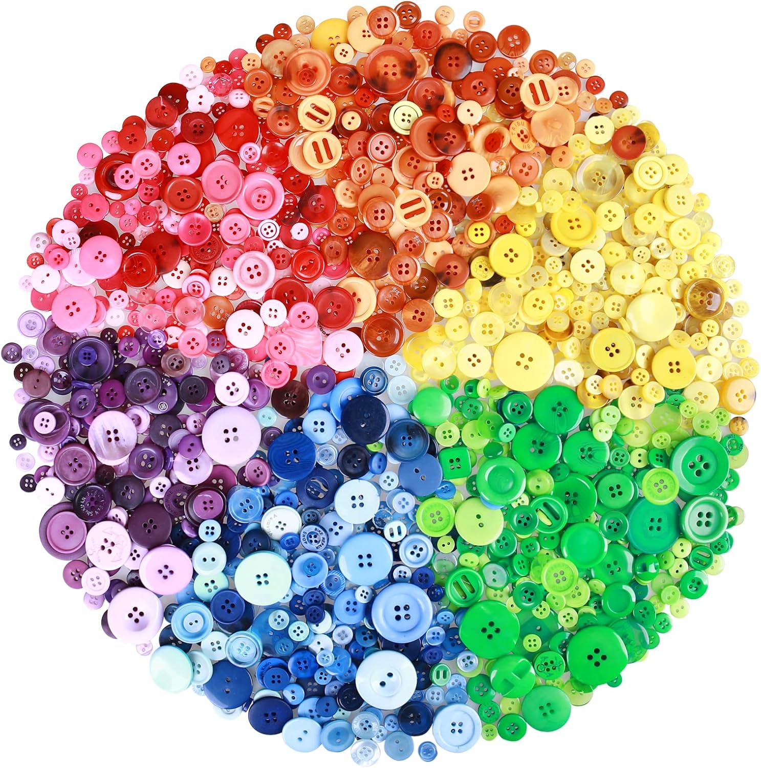 Greentime 1400-1500pcs Resin Buttons