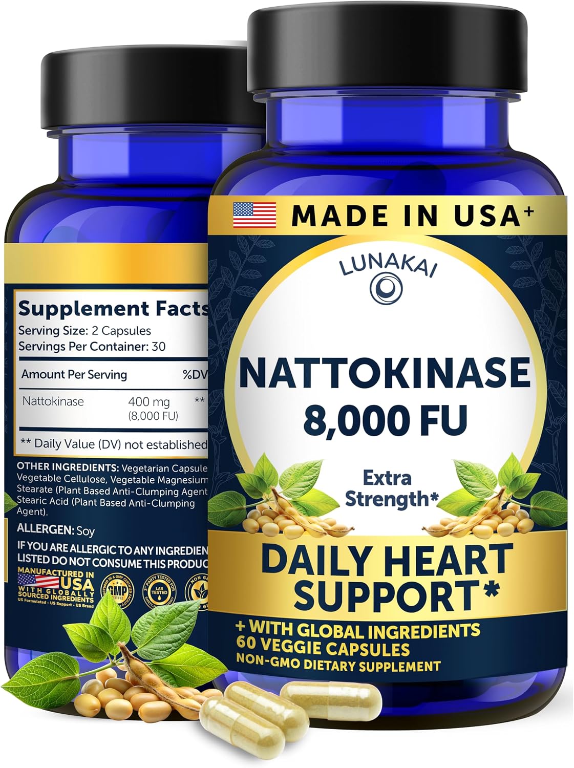 Lunakai Nattokinase Supplement