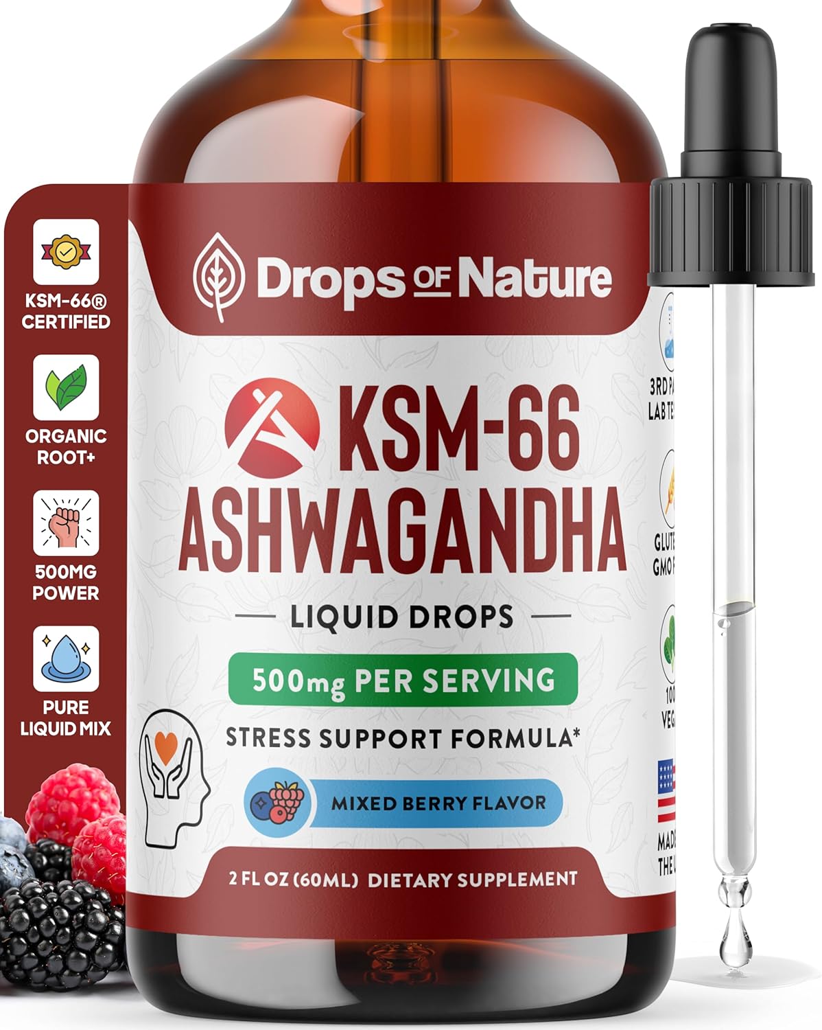 Ashwagandha KSM Liquid Drops