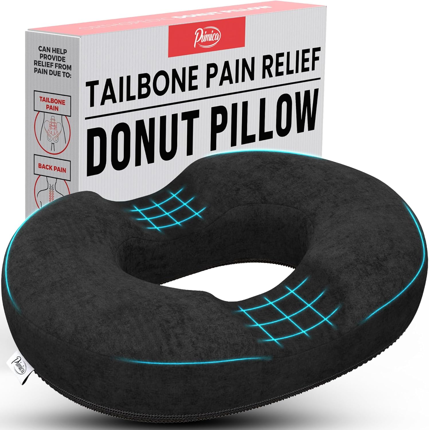Primica Tailbone Pain Relief Donut Pillow