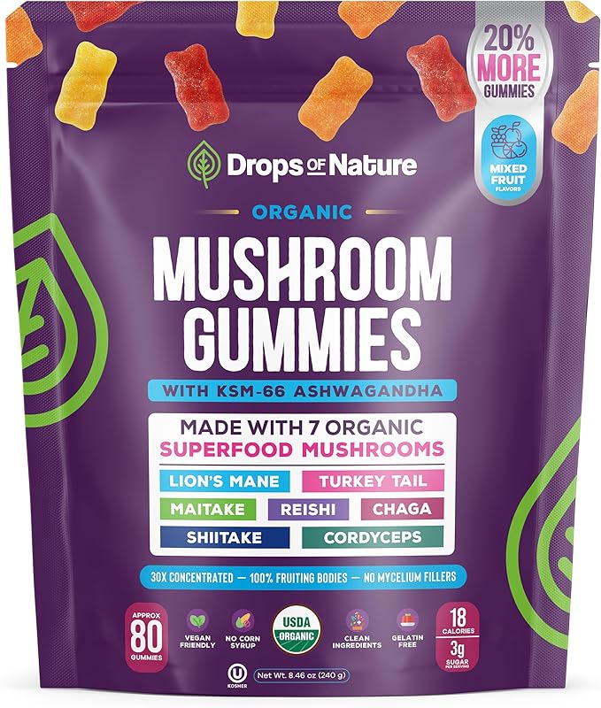 Drops of Nature Ashwagandha Mushroom