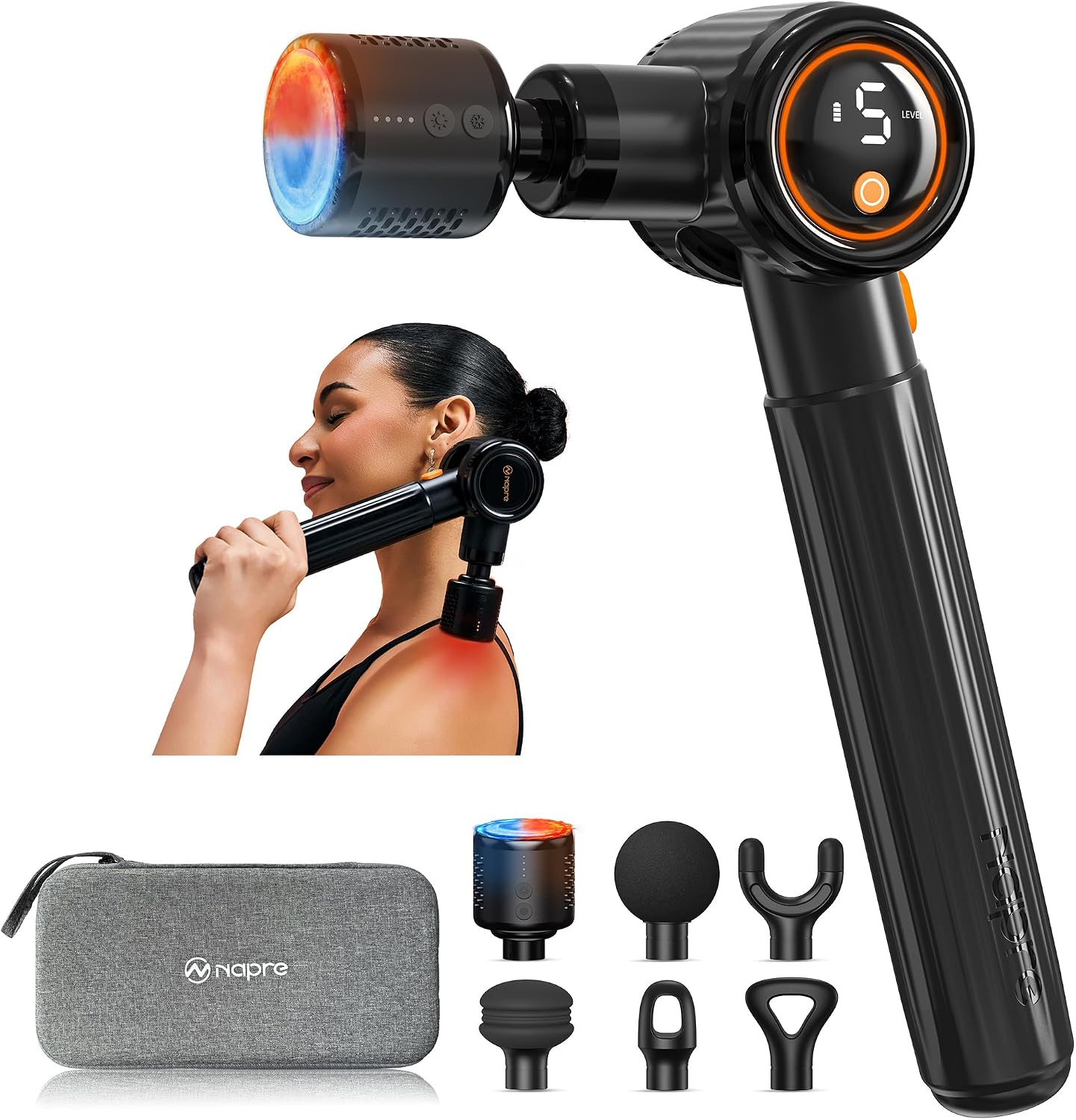 NAPRE Massage Gun with Heat and Cold