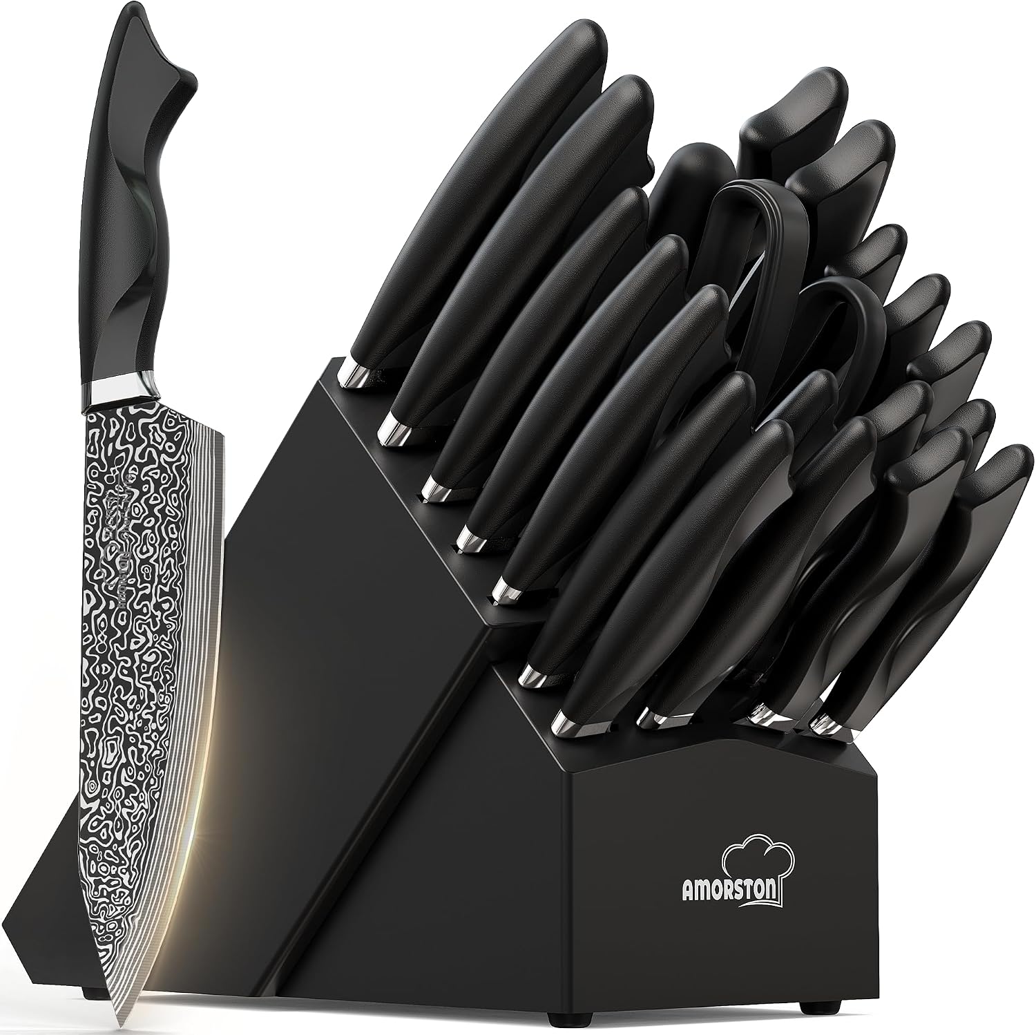 Amorston 22 Piece Knife Set
