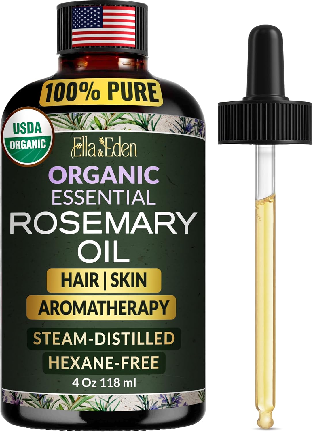 Ella & Eden Organic Rosemary Essential Oil