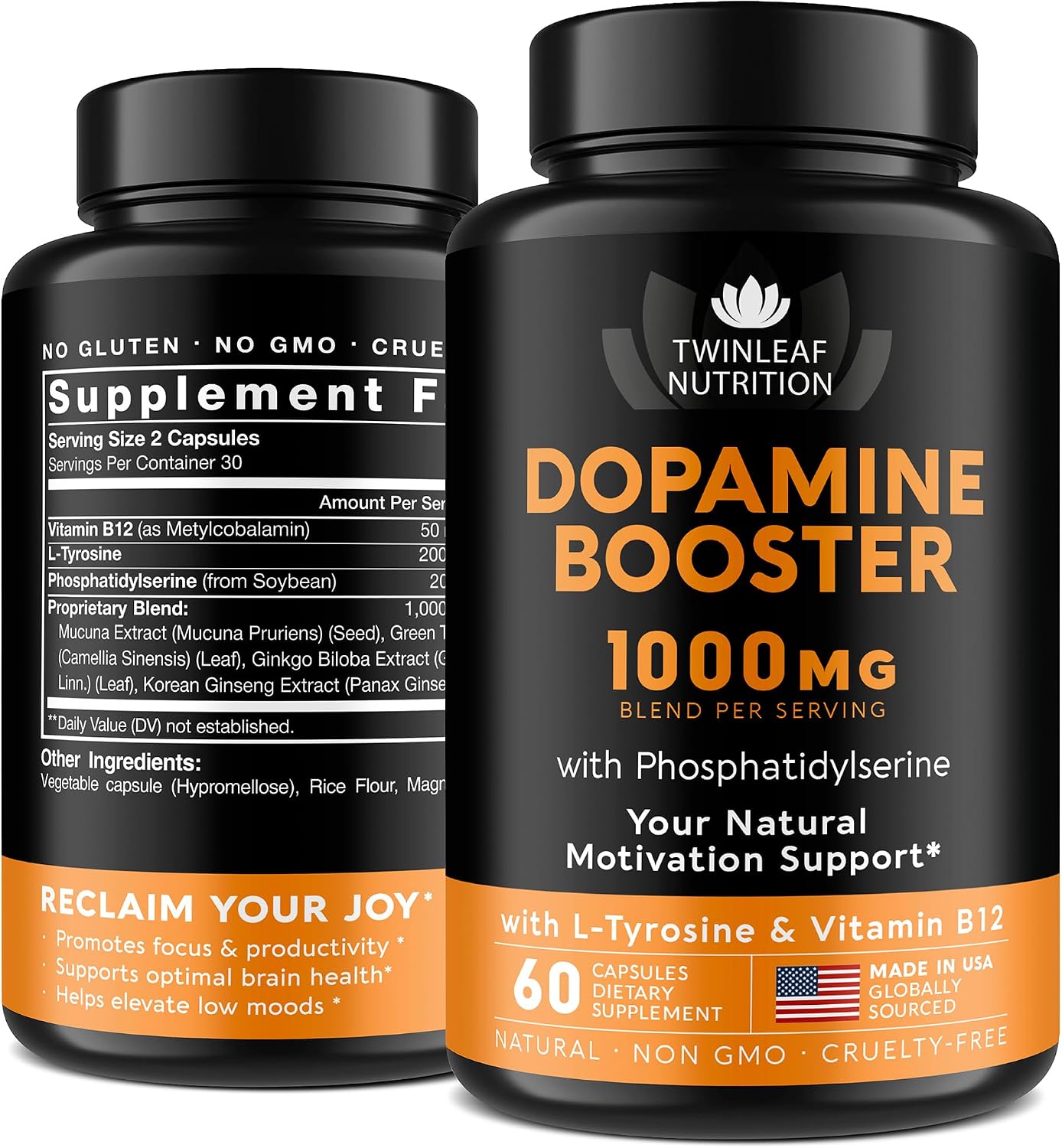 TWINLEAF Dopamine Brain Support Supplement