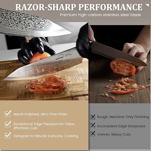 The full Amorston 22-piece assortment laid out, including steak knives and shears