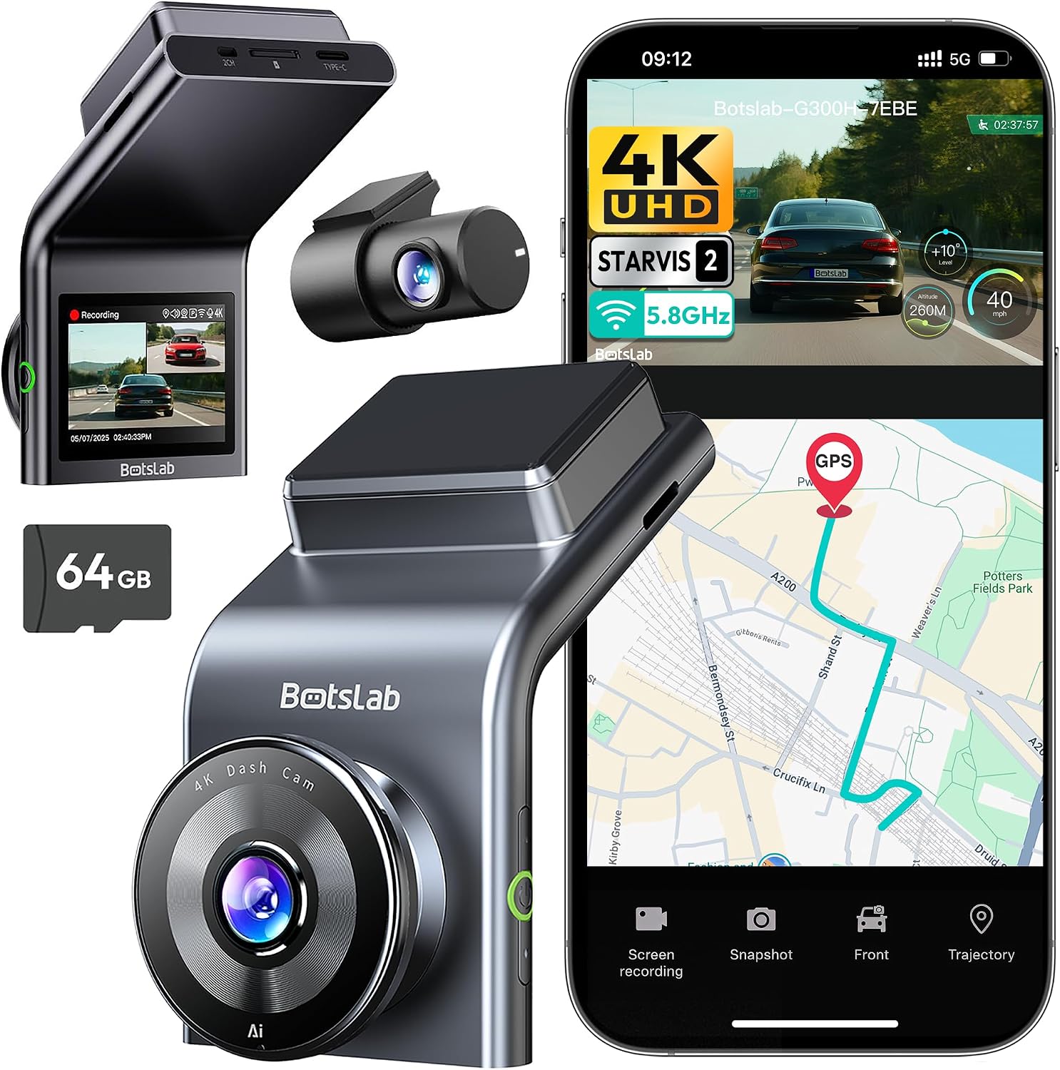 BOTSLAB G300 Plus 4K Dash Cam Review: Clear Night Footage Without the Premium Price