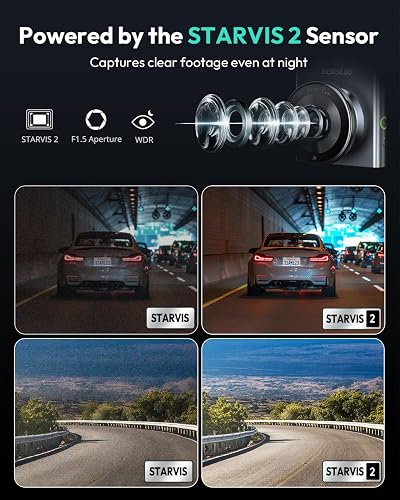 BOTSLAB G300 Plus dash cam paired with the Botslab phone app live view