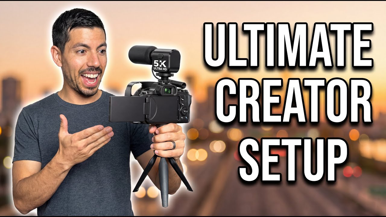 BREGOO X70 5K Video Camera Camcorder Review: All-in-One Starter Kit for YouTube