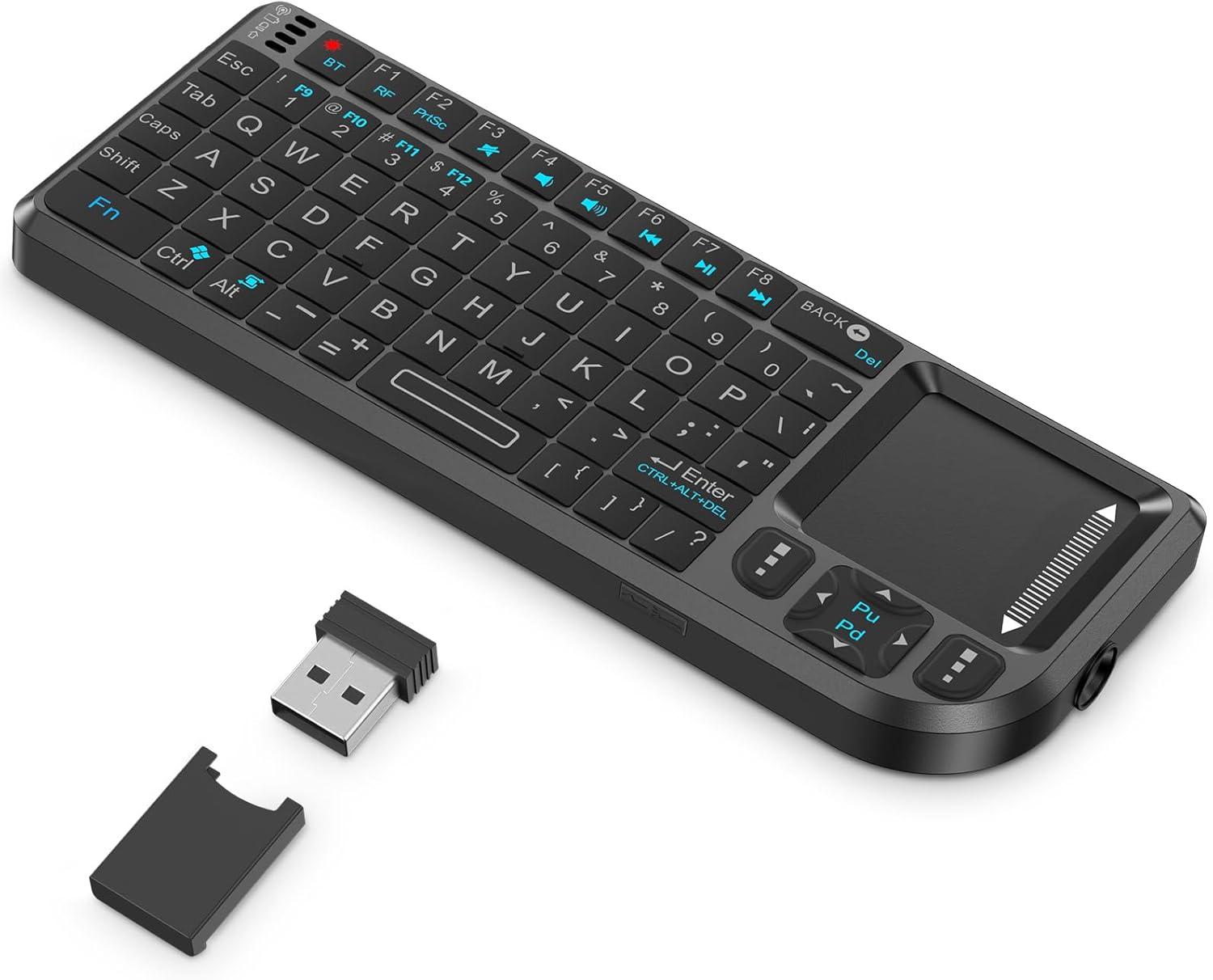 Burhoo K808 Mini Wireless Keyboard with Touchpad Review: Pocket-Sized TV Control