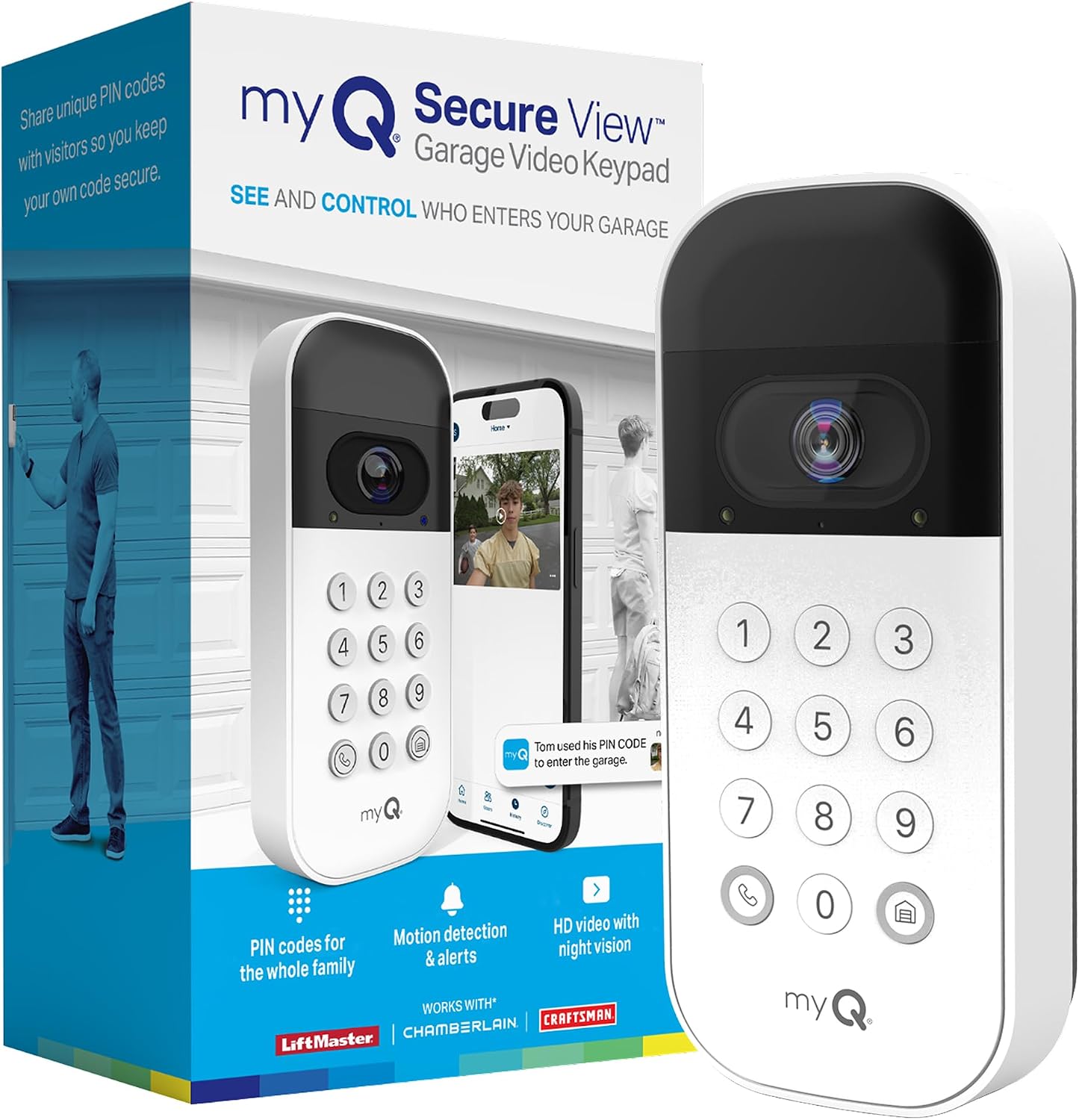 myQ Smart Garage Video Keypad Review: See Who's There