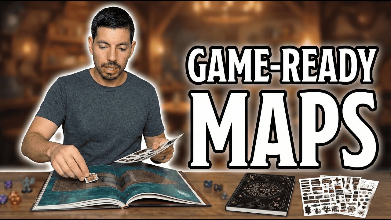 CZYY DND Battle Map Book Review: 32 Reusable Maps and 100 Decals for D&D Sessions