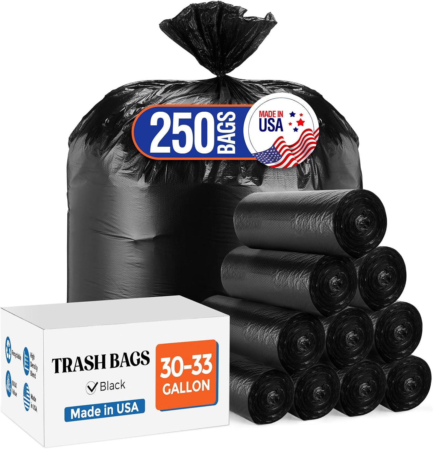 Delxo 30-33 Gallon Trash Bags Review: Thin but Tough?
