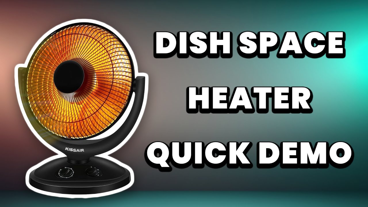Dish Space Heater Review: How Fast Can It Actually Warm a Room?