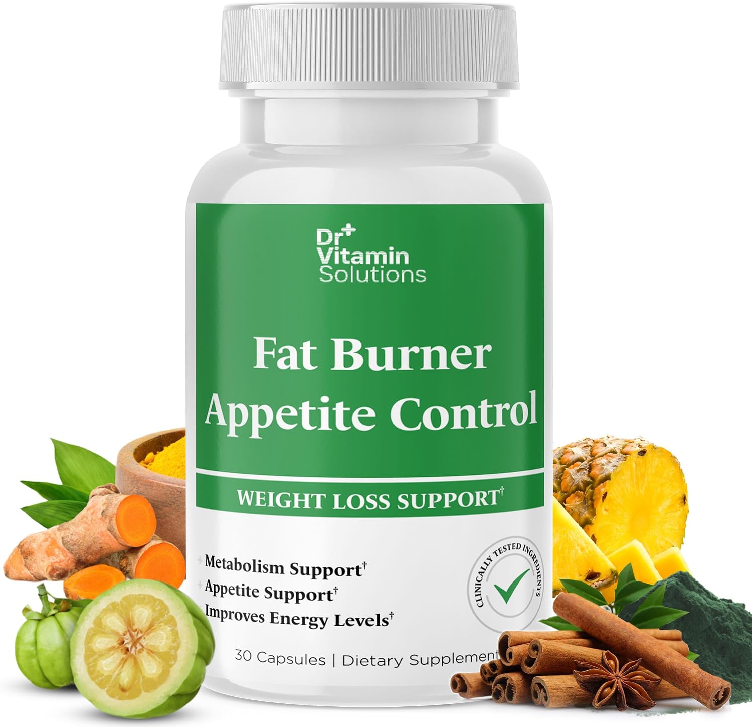 Dr Vitamin Solutions Fat Burner Review: A Caffeine-Free Take on Appetite Control