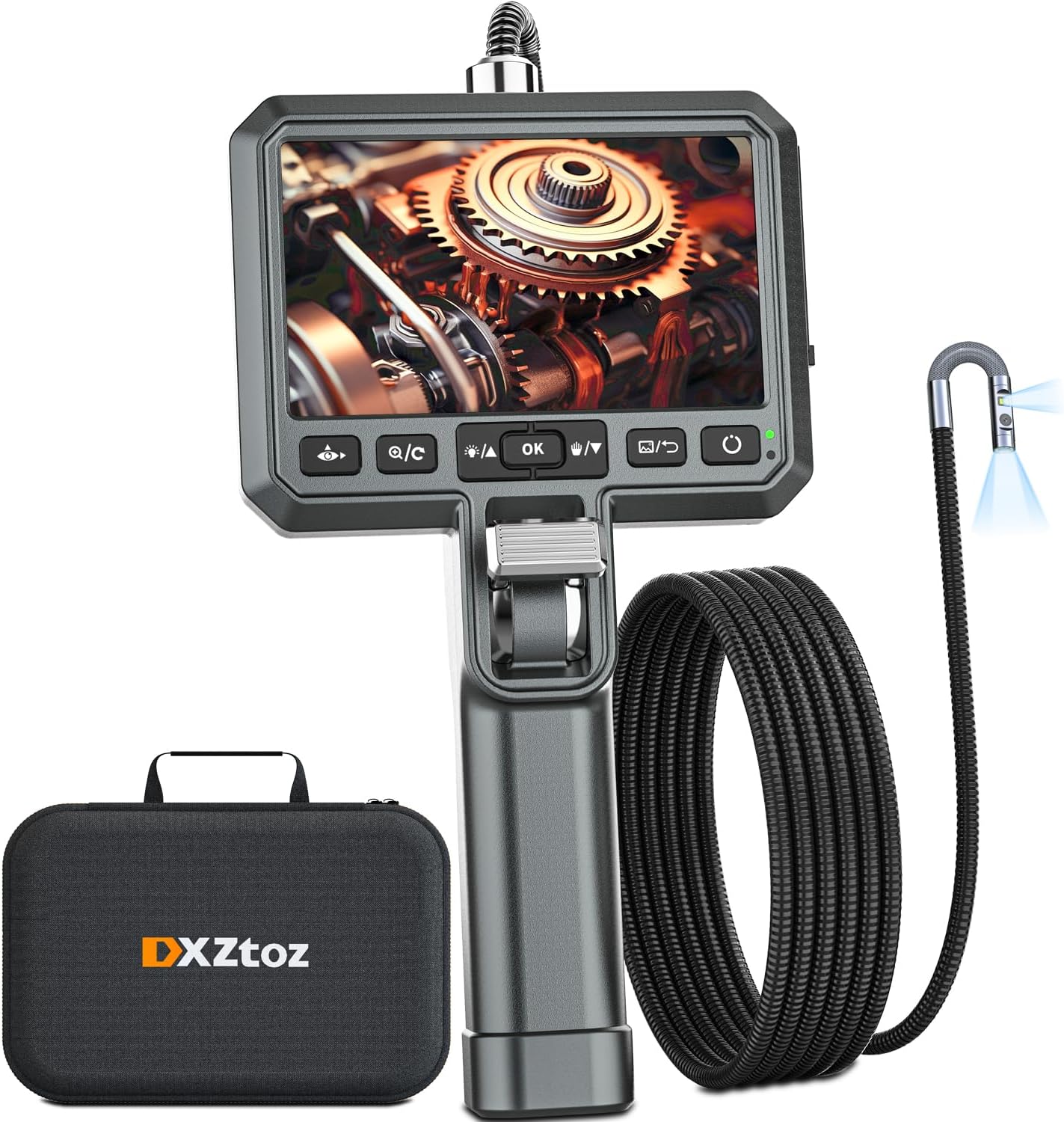 DXZtoz Dual-Lens Articulating Borescope Review: A Steady-Steering Inspection Camera Under $50