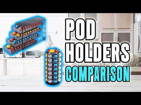 FlagShip Nespresso carousel rotating pod holder showing color display of Vertuo capsules