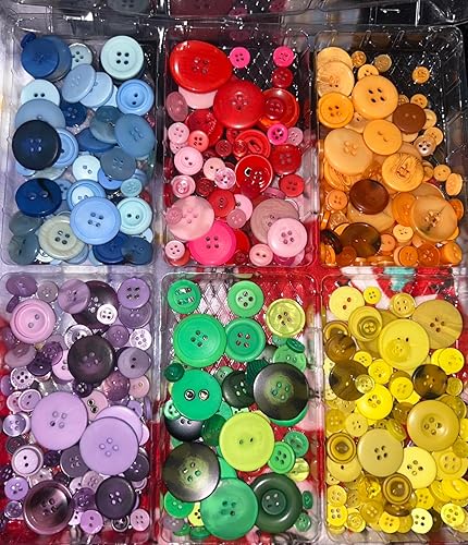 Greentime buttons in various sizes for craft projects