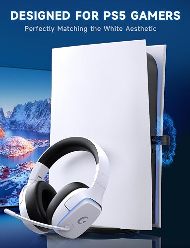 Gvyugke Captain 780 wireless gaming headset shown with its USB dongle and cables