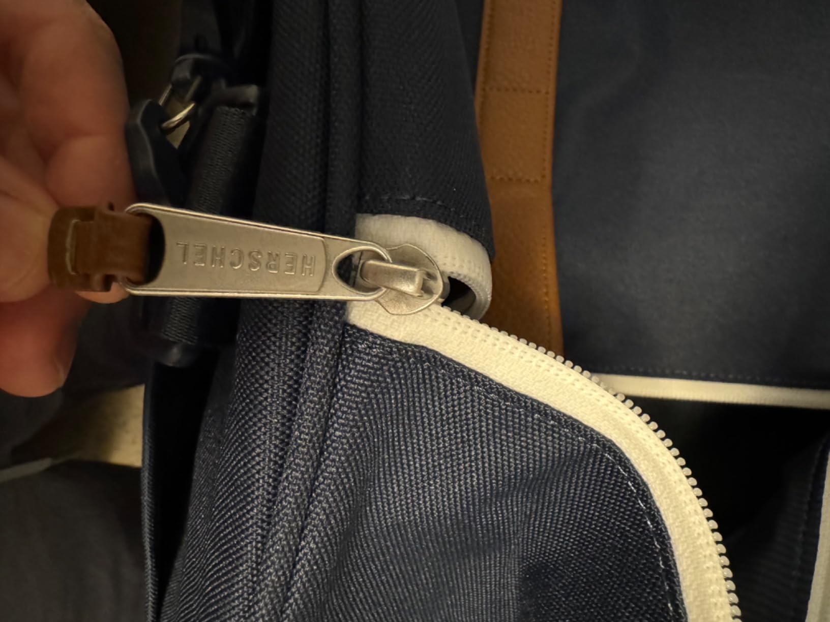 Customer photo showing Herschel Novel Duffle in daily use