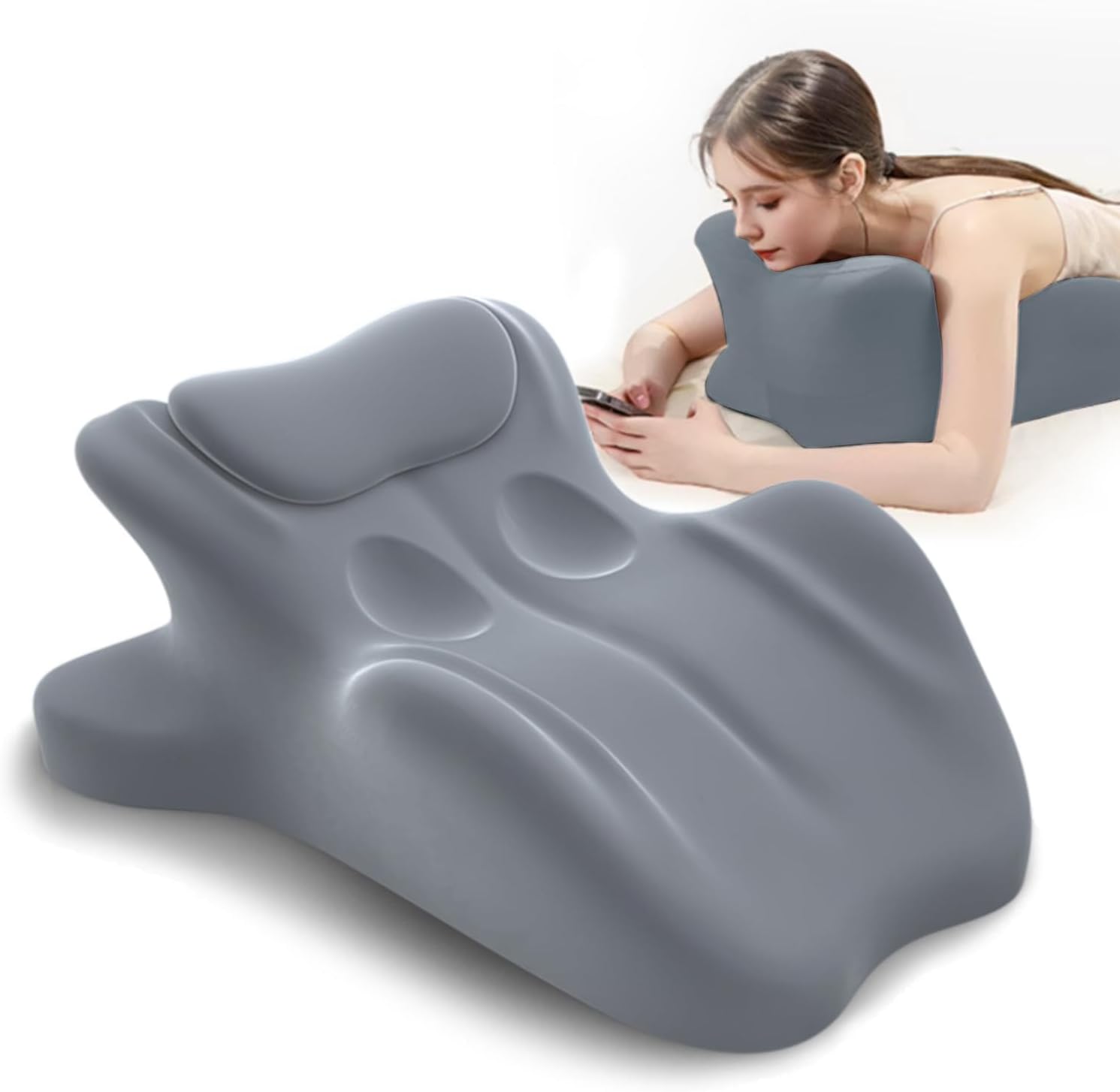 HOMEPAC Ergonomic Memory Foam Wedge Pillow Review: Firm 27° Support Built for Prone Reading