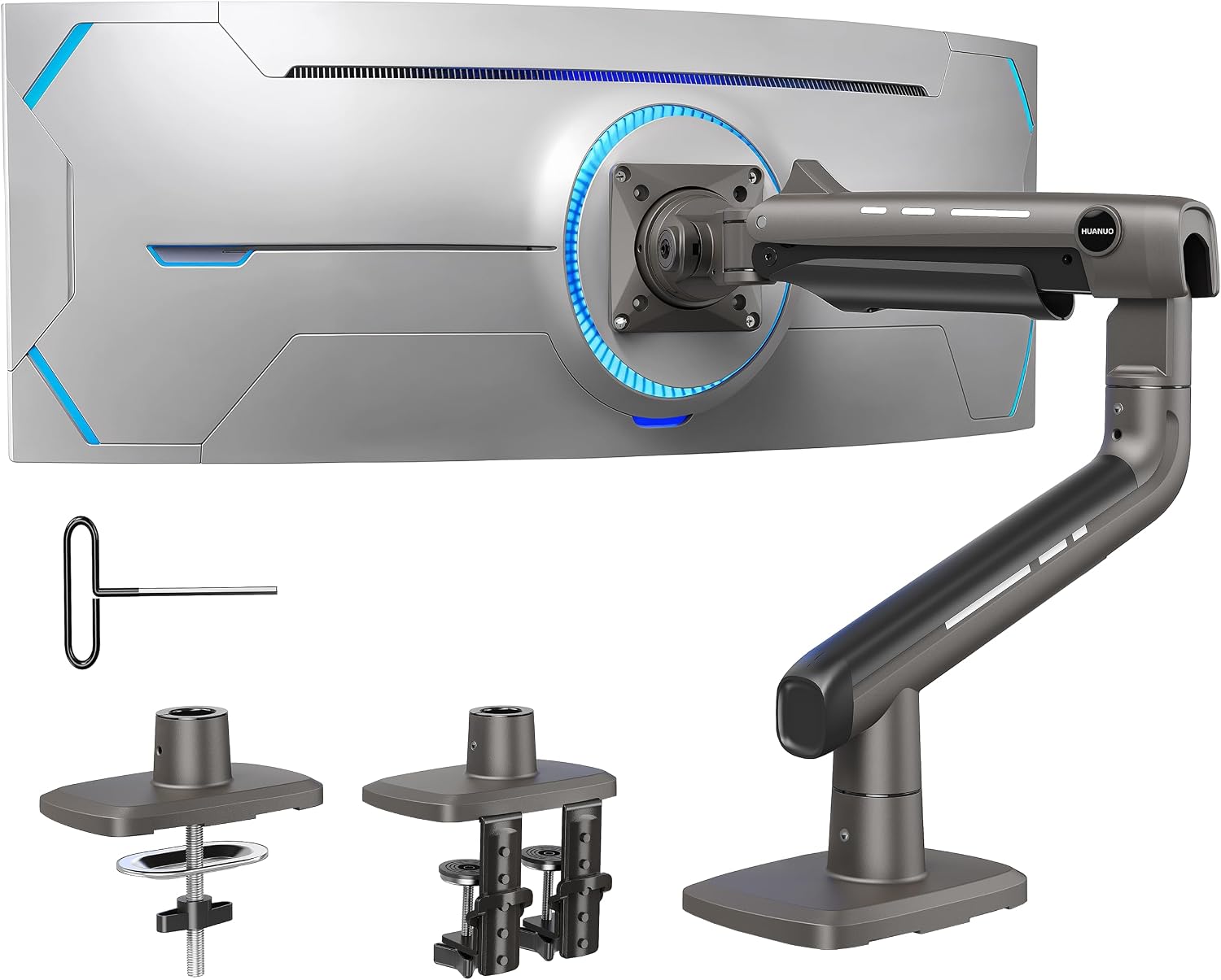 HUANUO TitanLift Heavy Duty Monitor Arm Review: A 49-Inch Ultrawide Tank