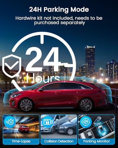IIWEY N5 dash cam side and interior cameras adjusted for 360° coverage