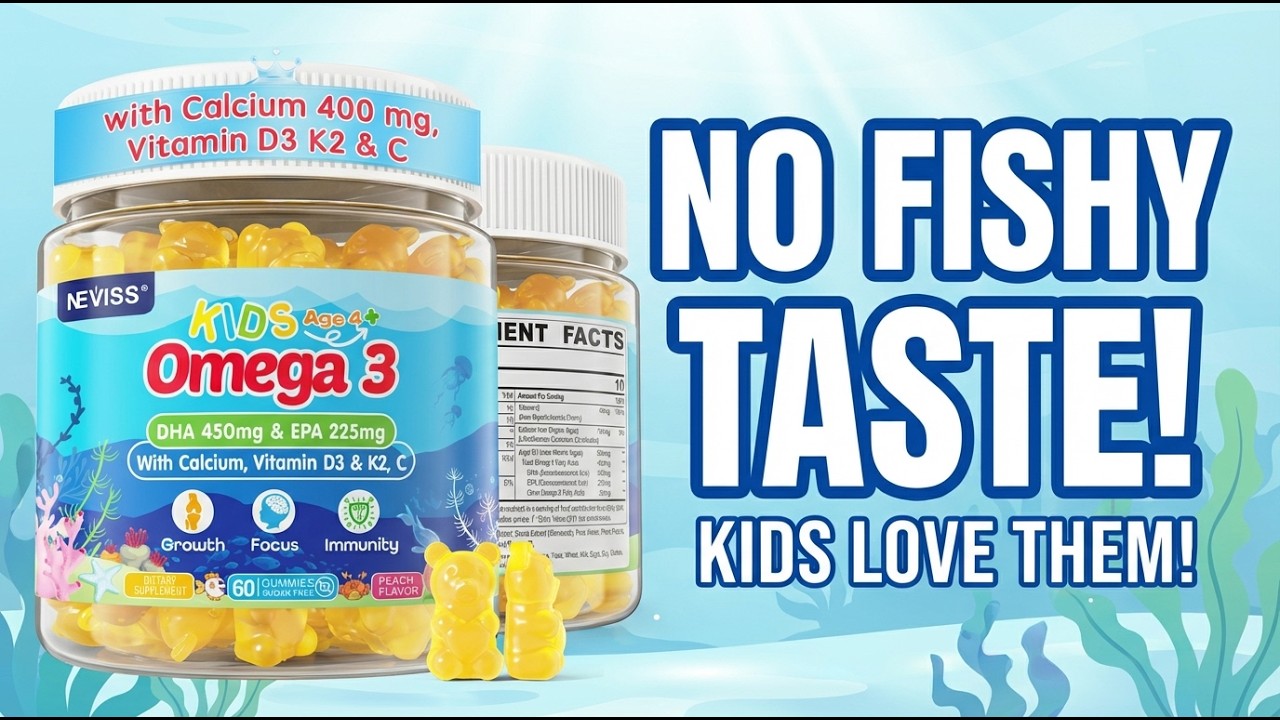 Kids Omega 3 Gummies Review: A 5-in-1 Formula Picky Eaters Actually Like