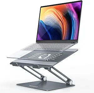 Lamicall Adjustable Laptop Stand Review: A Foldable Aluminum Riser That Won't Wobble