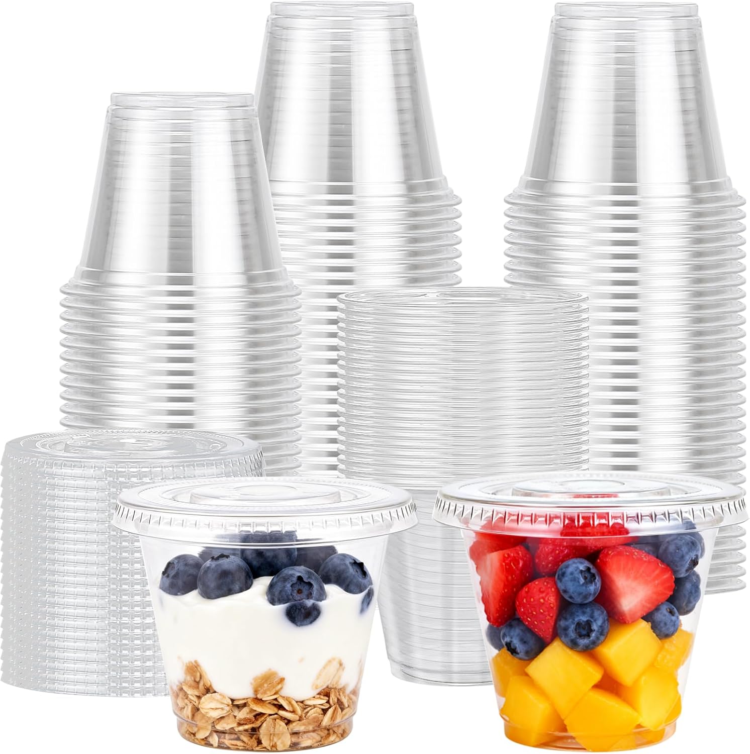 Lamosi 9 oz Plastic Cups With Lids Review: Do the Flat Lids Really Seal?