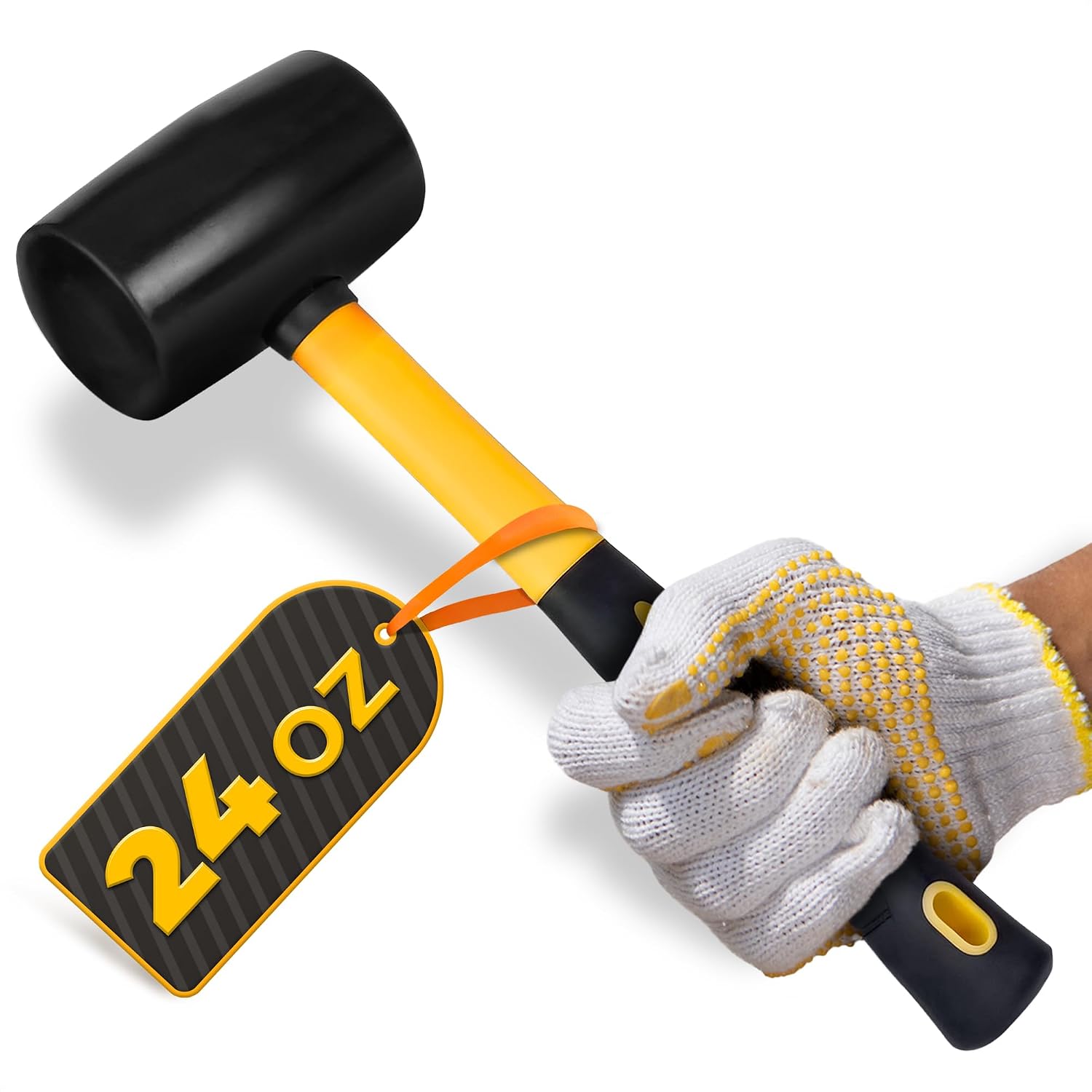 LEGLO 24 Oz Rubber Mallet Hammer Review: Firm Taps Without the Dents