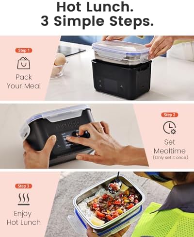 LUNCHGO G1 with stainless steel container and meal