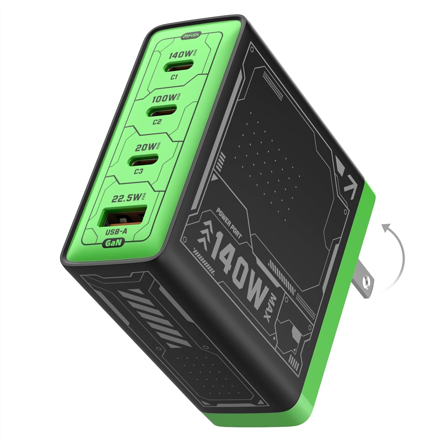 Mfish E-Rhino 140W USB-C Charger Review: One Brick to Charge Them All