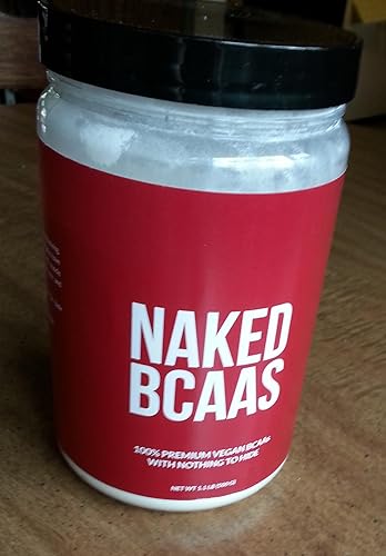 Naked BCAAs powder showing fine texture