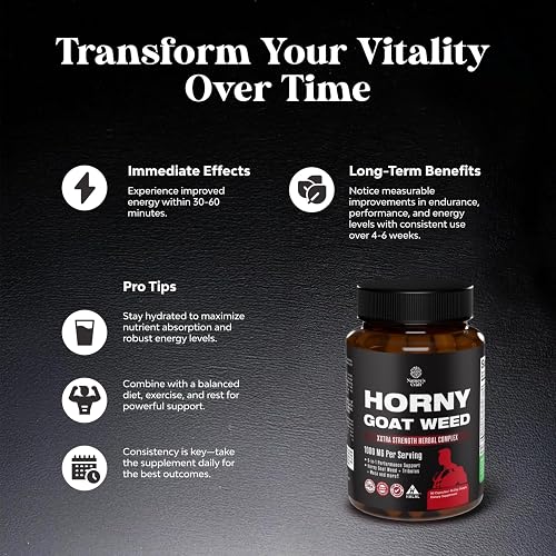 Natures Craft horny goat weed for men herbal supplement